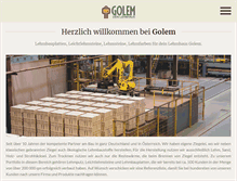 Tablet Screenshot of golem.org.pl