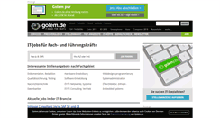 Desktop Screenshot of jobs.golem.de