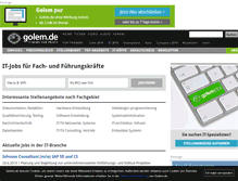 Tablet Screenshot of jobs.golem.de